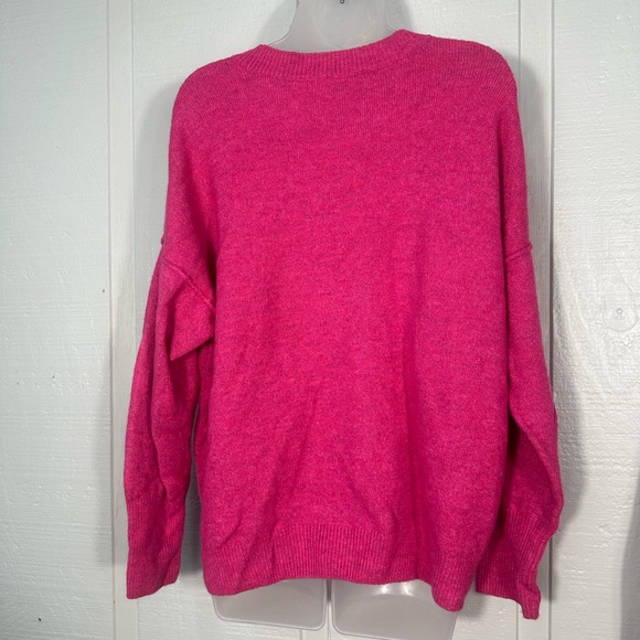 Vince Camuto Women’s Pink Crewneck Sweater Size Large EUC - Picture 6 of 8